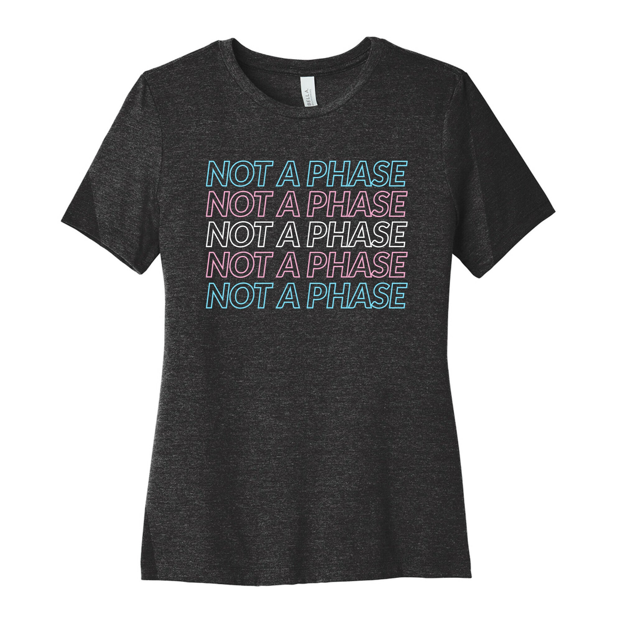 Not A Phase - Trans Pride Women's Cotton Tee